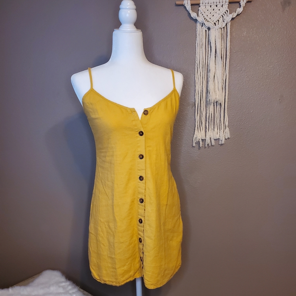 Forever 21 Button Down Dress Sz M